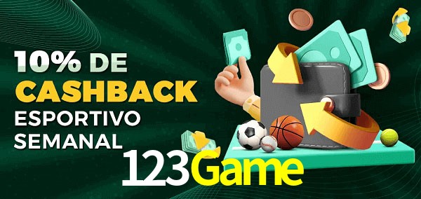 10% de bônus de cashback na 123Game